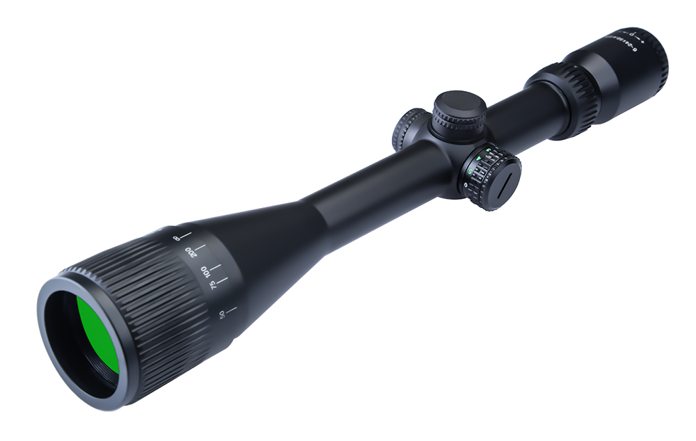 4-16x50 R/G AO (30mm) SFP Objective Adjustable Mil Dot Reticle Rifle Scope