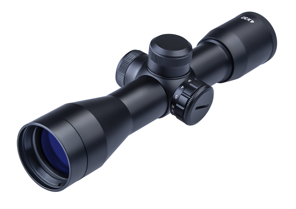 4X32 (25.4mm / 1 inch) R/G Illuminated Compact Rifle Scope