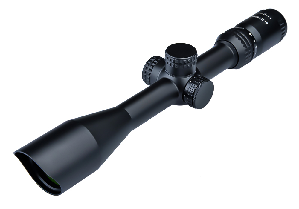 4-12x40 TA (25.4mm / 1 inch) Red Illuminated Thin Scope Shell Angle Objective Rifle Scope