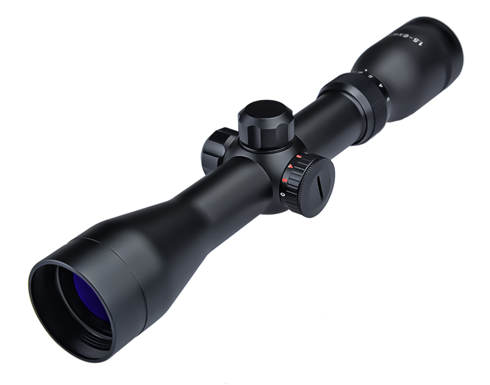 1.5-6x42 (30mm) R/G Illuminated Mil Dot Rifle Scope