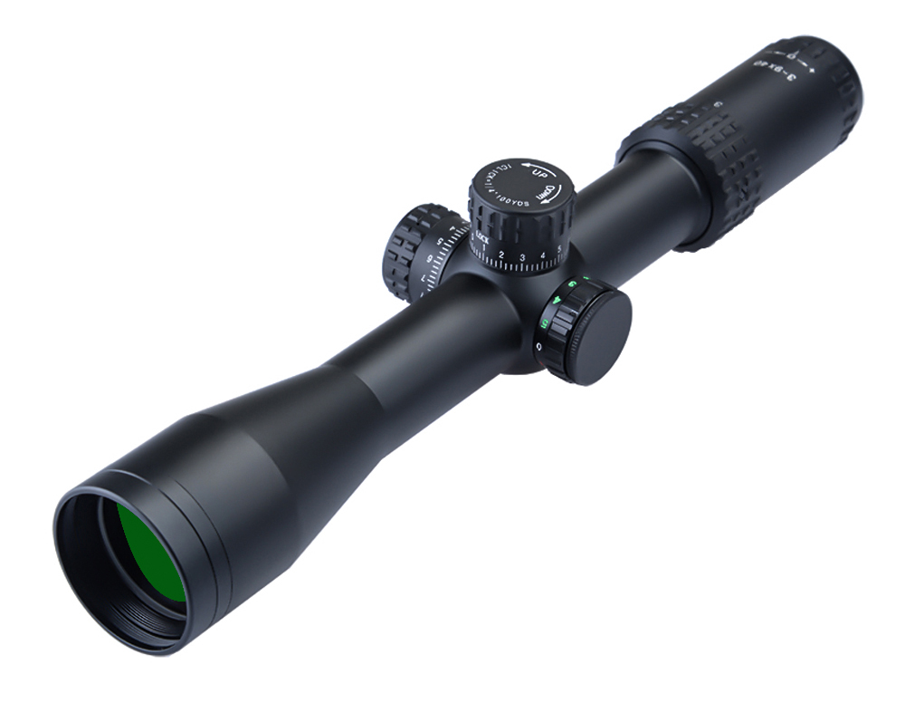 3-9x40 TC R/G (30mm) Thin Scope Shell SFP Rifle Scope
