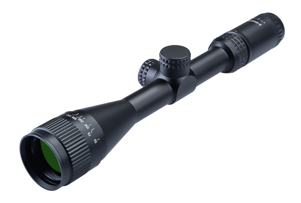 3-9x40 (25.4mm / 1 inch) SFP Objective Adjustable Thin Scope Shell Mil Dot Reticle Rifle Scope