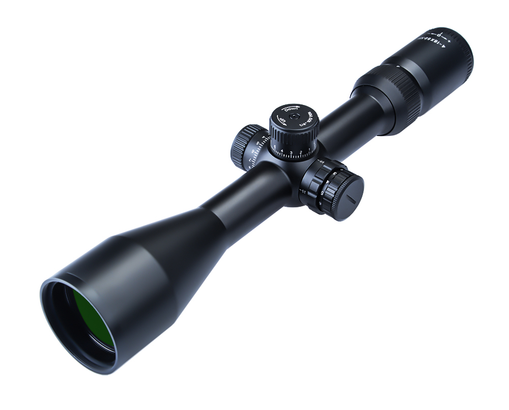 4-16x50 (30mm) IR SFP Glass Reticle Ultra-Wide Field of View Side Parallax Adjustment Rifle Scope