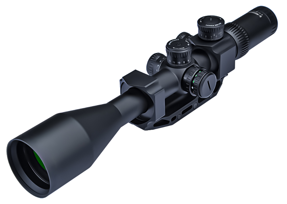5-40x56 IR SP SFP Long Range Precise Shooting Rifle Scope W/ Big Elevation / Windage Adjustment Mount